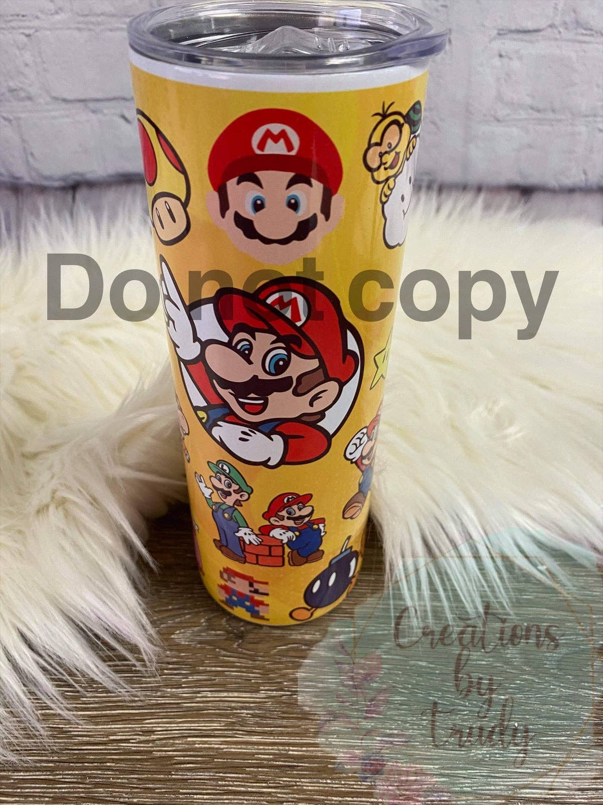 Super Mario- 20oz Stainless Steel Sublimated Tumbler