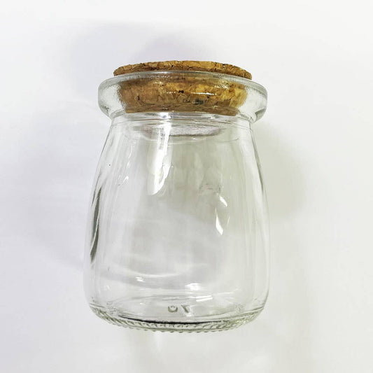 Glass Jar with Cork Stopper Apothecary/Spell Jar 3" Tall x 2