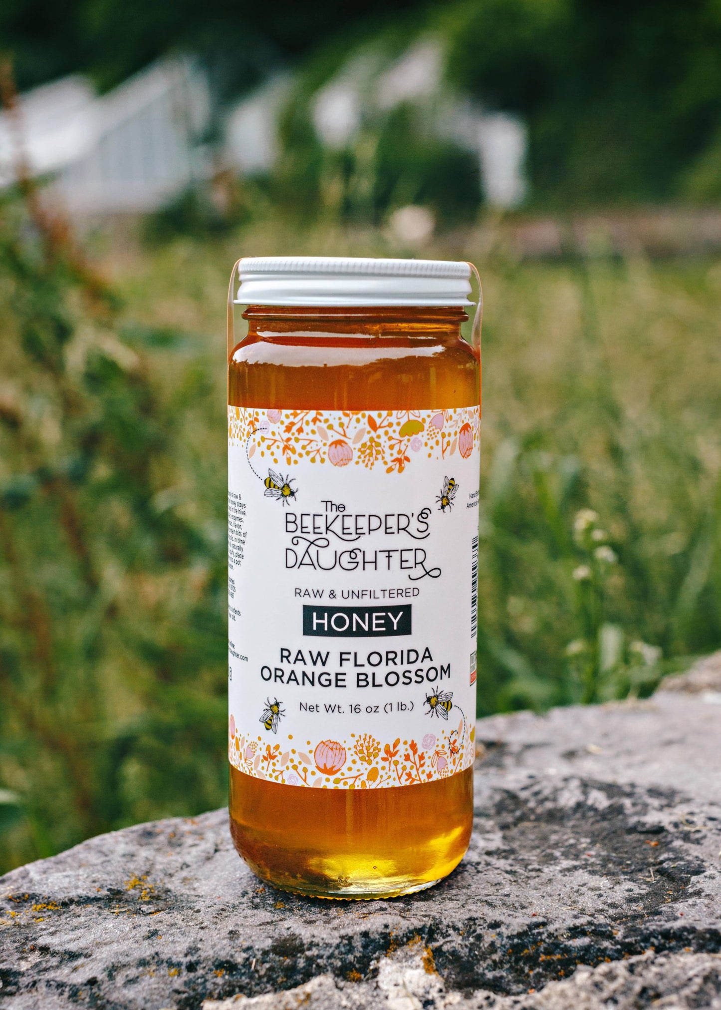 16oz Raw Florida Orange Blossom Honey