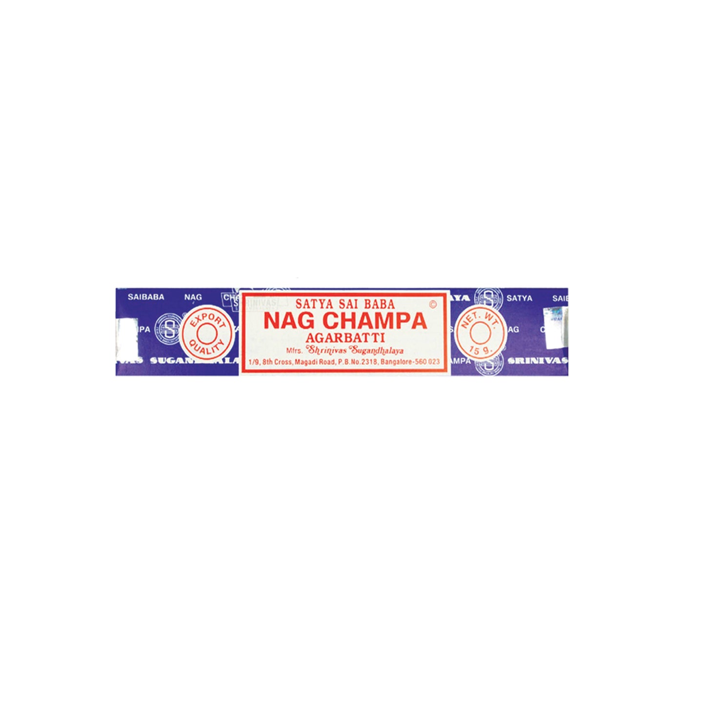 Nag Champa Satya Incense Sticks 1 Dozen 15 Gram Packs