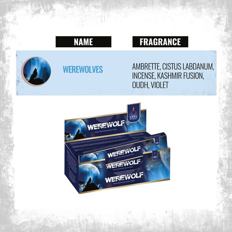 Soul Sticks -  Werewolf Masala Incense Sticks (12)