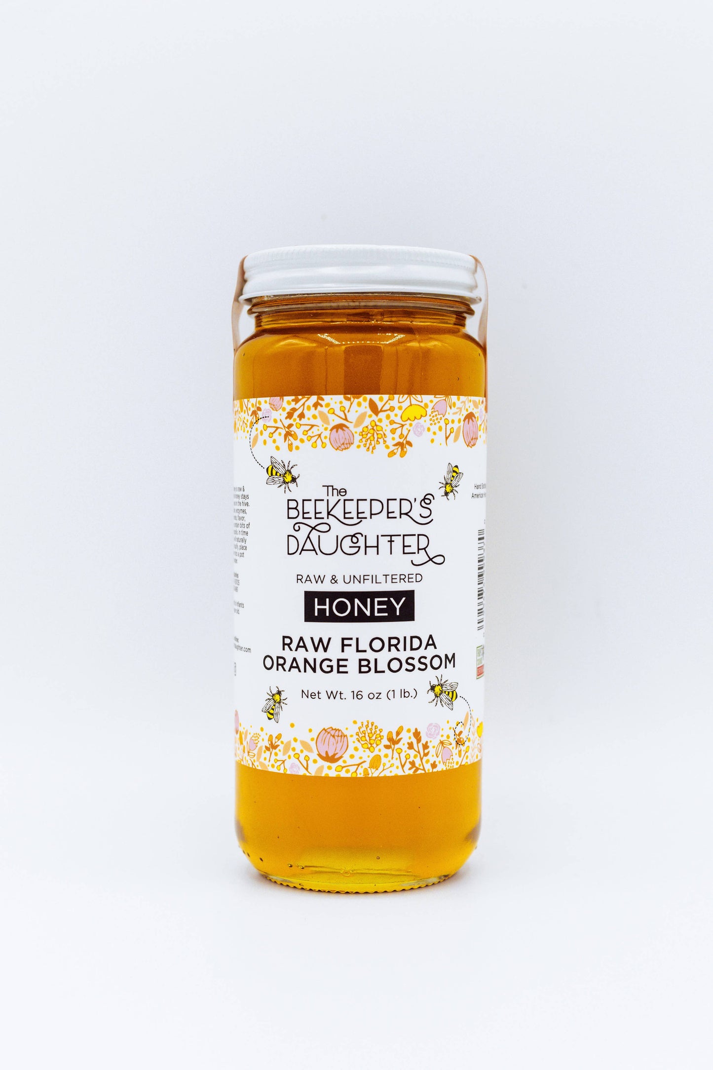 16oz Raw Florida Orange Blossom Honey