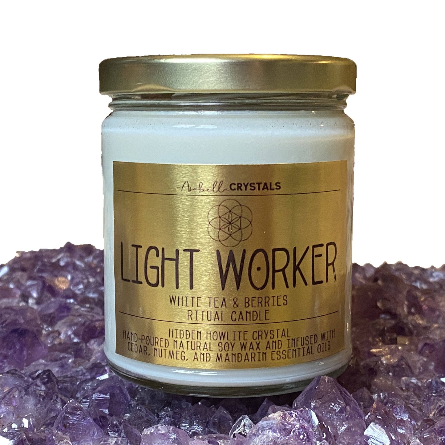 Light Worker Candle Jar