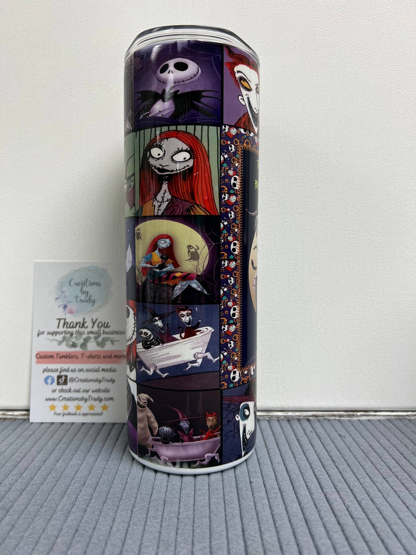 The Nightmare Before Christmas Movie Collage- 20oz Stainless