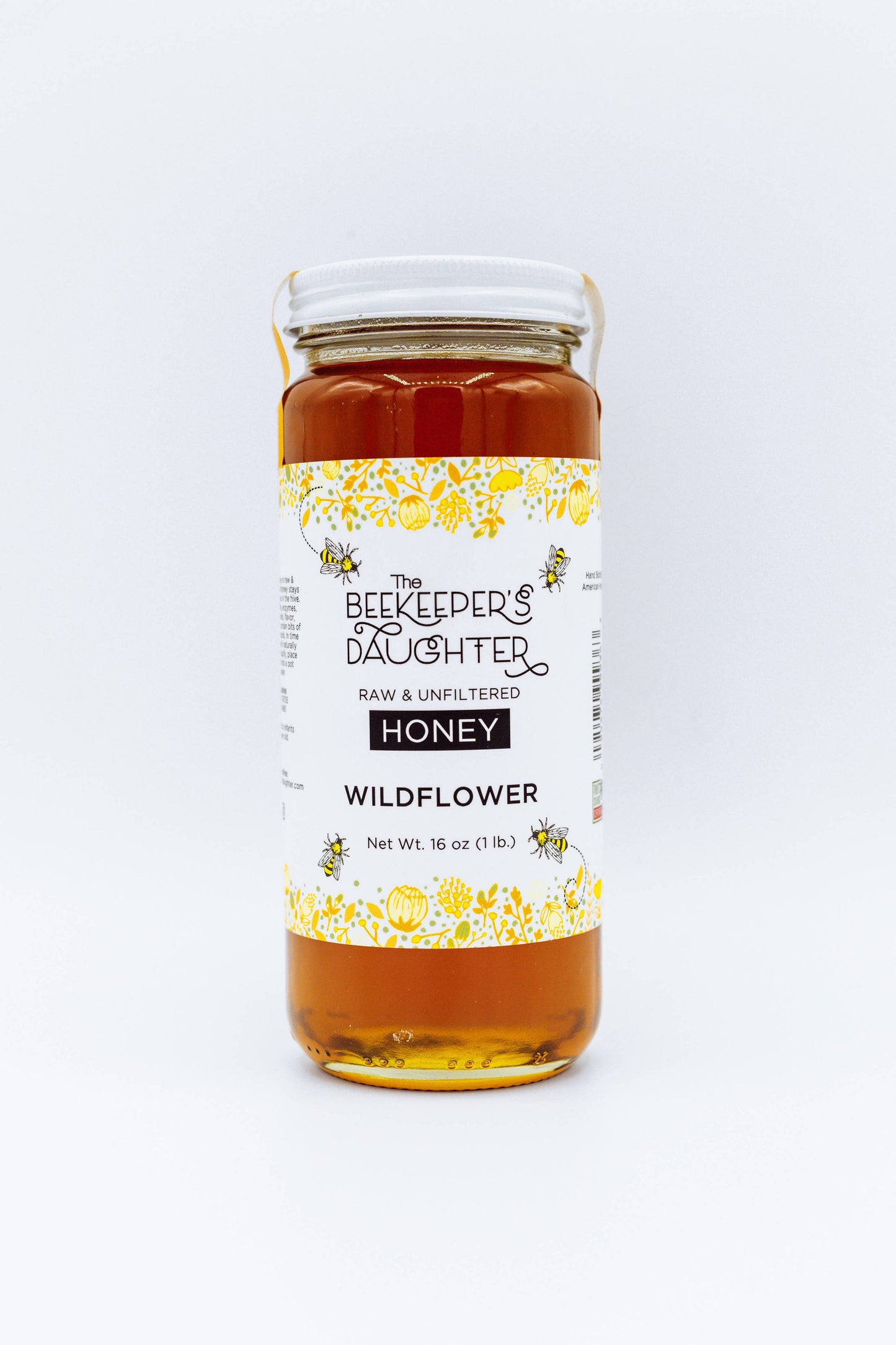 16oz Raw Wildflower Honey