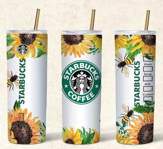 Starbucks Sunflower- Stainless Steel Tumbler