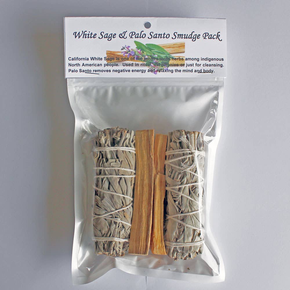 White Sage & Palo Santo Smudge Pack