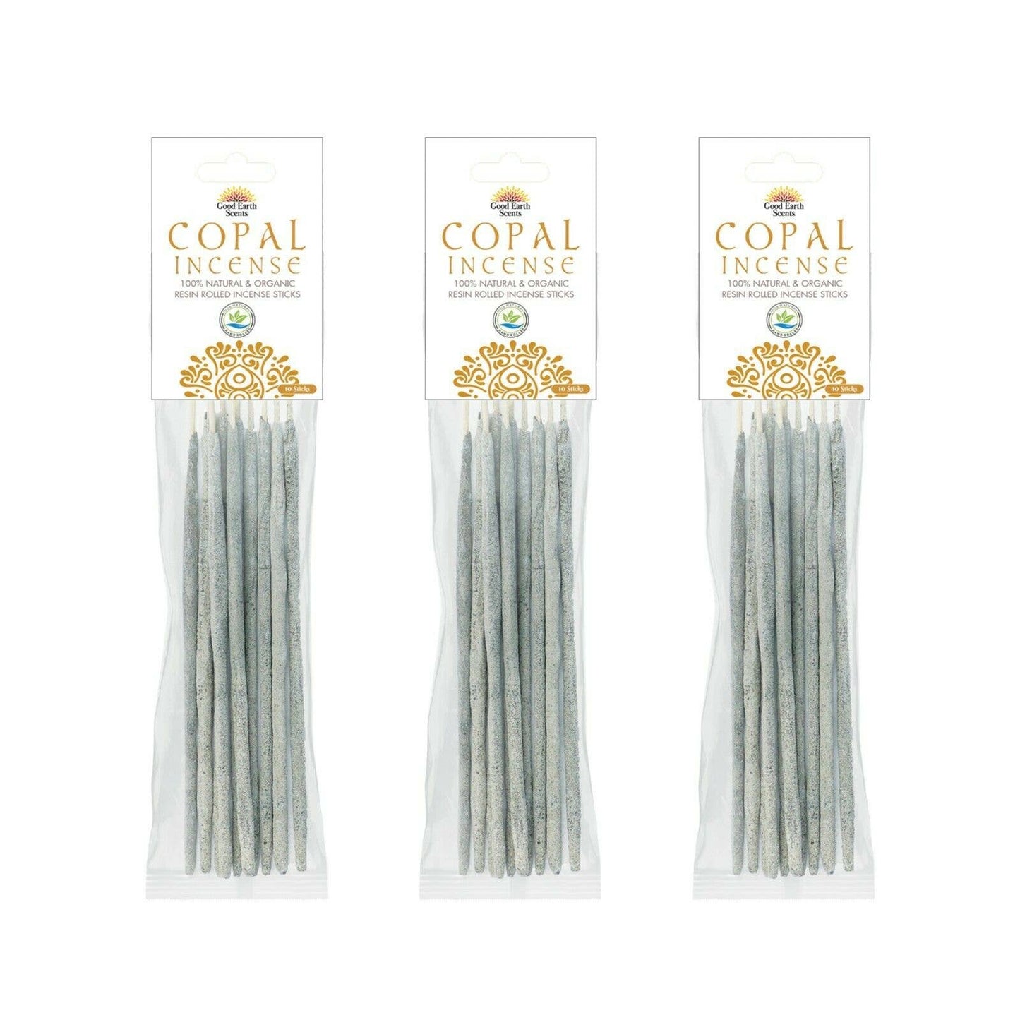 Copal Artisan Resin Rolled Incense Sticks 10 Sticks