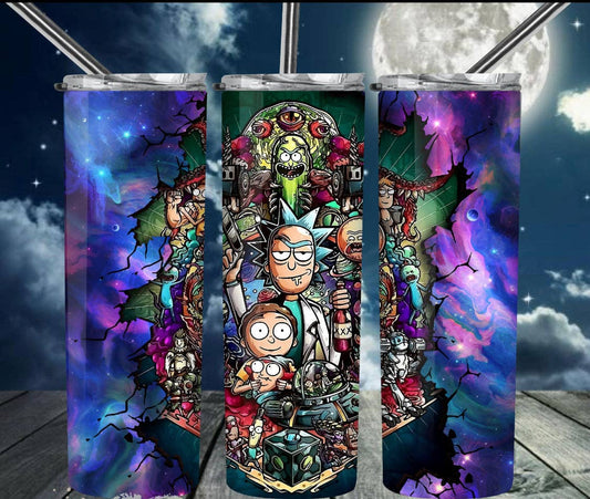 Rick and Morty-Stainless Steel Tumbler