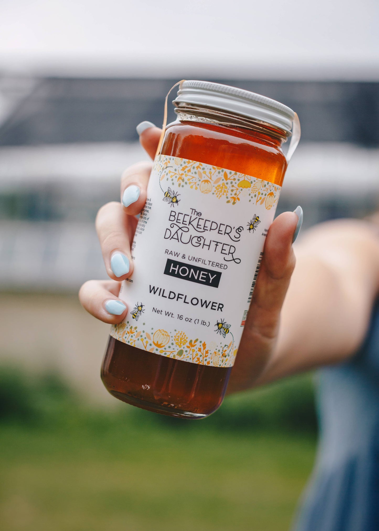 16oz Raw Wildflower Honey