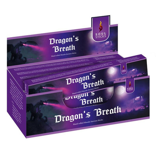 Soul Sticks Dragon's Breath 12 Pack Natural Incense Sticks