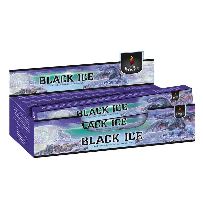 Soul Sticks Black Ice Single Pack of Natural Incense Sticks