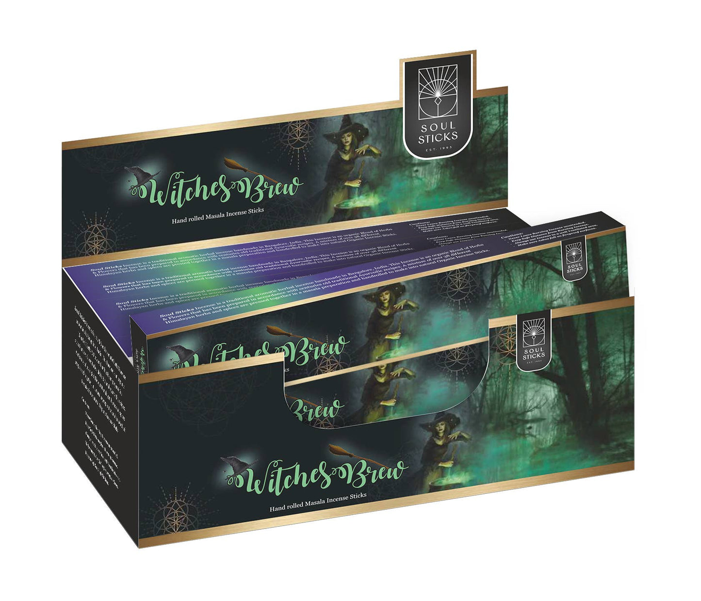 Soul Sticks Witches Brew 1 Pack Natural Incense Sticks