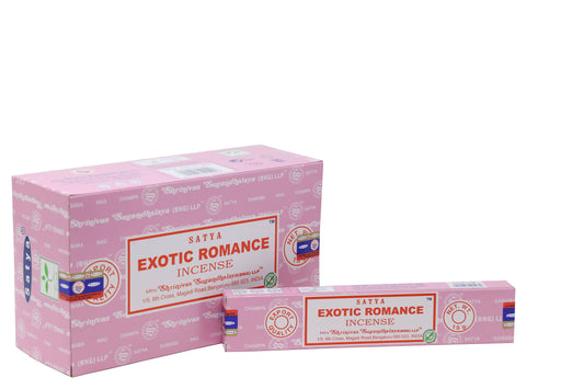 EXOTIC ROMANCE  | Satya Nag Champa Incense Sticks one 15g pack