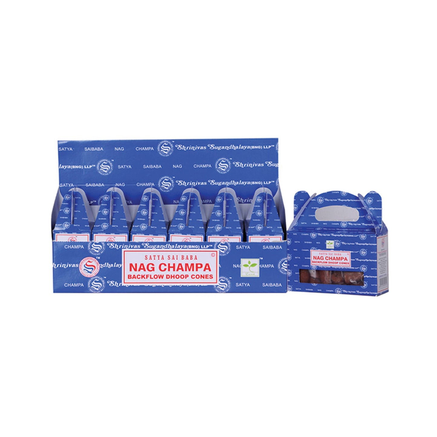 Nag Champa Satya Backflow Incense Cones